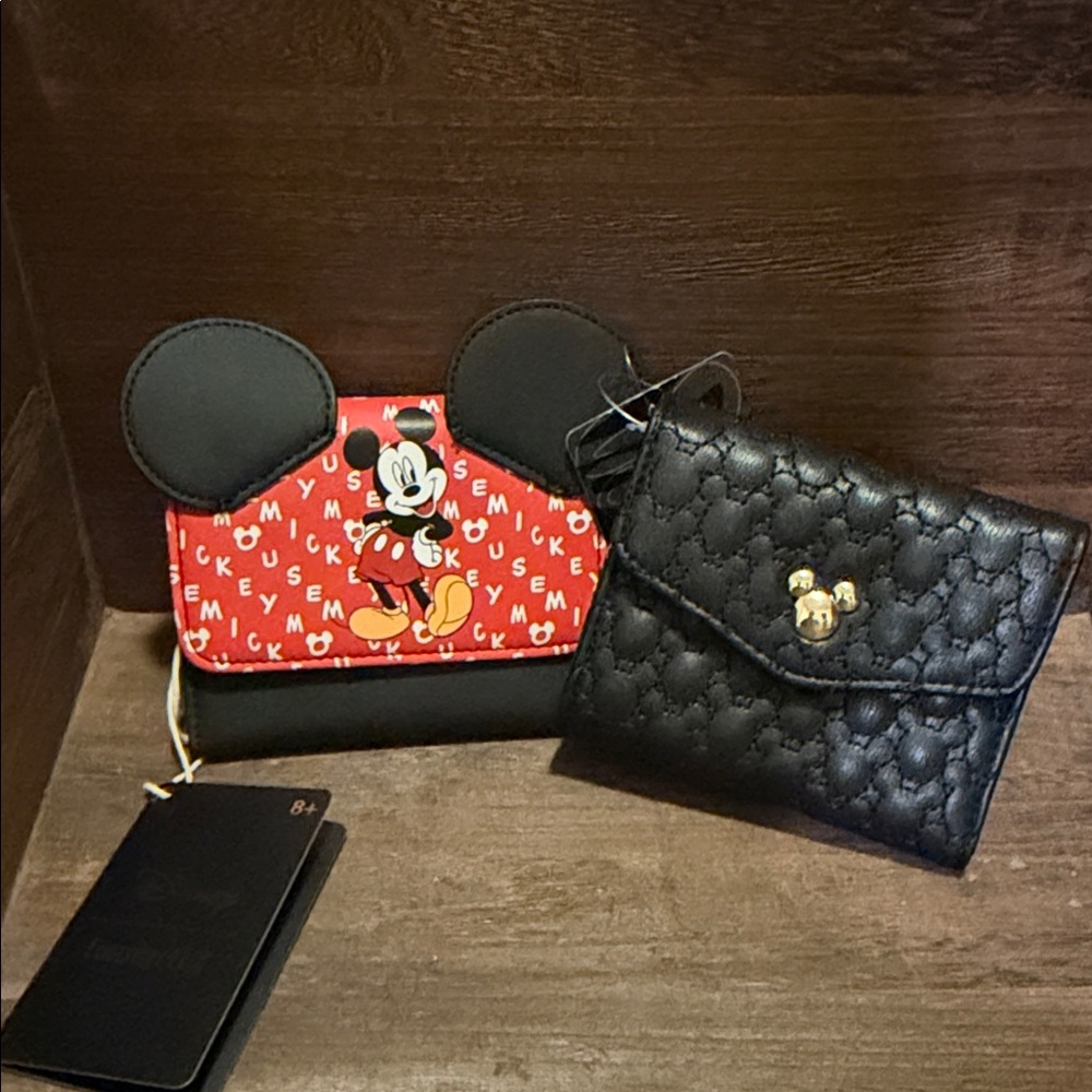 Disney Loungefly & Lunchbox wallet duo! NWT